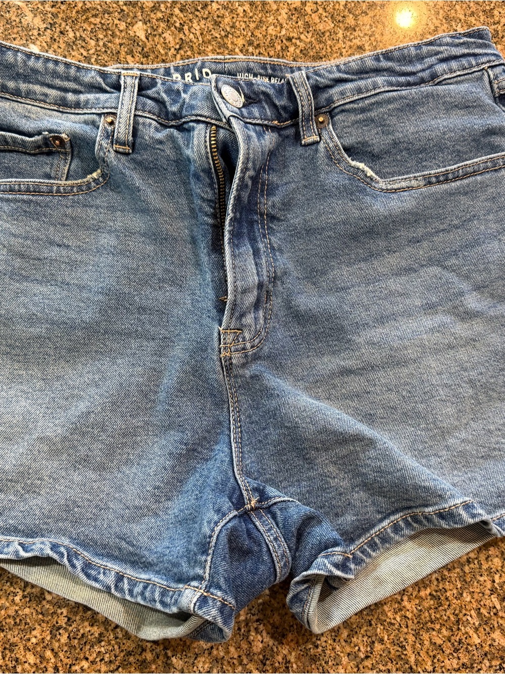 torrid Light Blue High-Rise Denim Jean Shorts